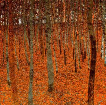 古斯塔夫 尅林姆特 Beech Forest 古斯塔夫 尅林姆特 Beech Forest